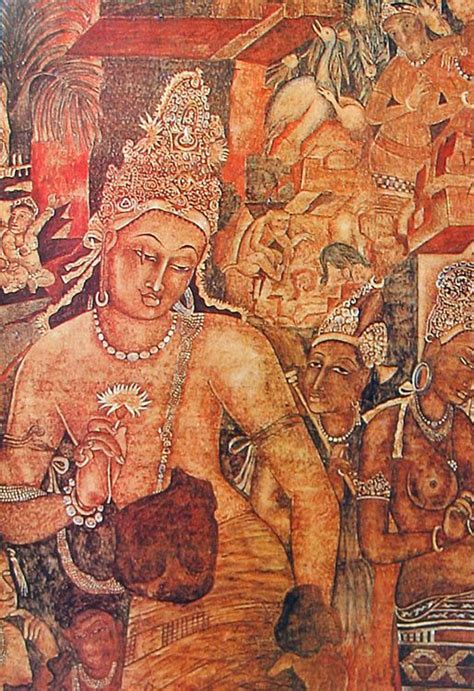 Boddhisattva Padmapani (Reprint of Ajanta Cave Painting), India | Ancient indian art, Ancient ...