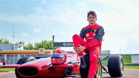 In Photos: Charles Leclerc takes classic 1967 Ferrari for a drive