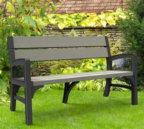 Resin Garden Bench Seat - Quality Plastic Sheds