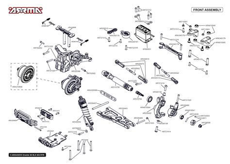 Arrma Granite BLX 4x4 Parts Exploded View (4302V3T2) — Adventure ...