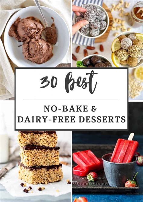 30 Best No-Bake Dairy-Free Desserts : Watch Learn Eat