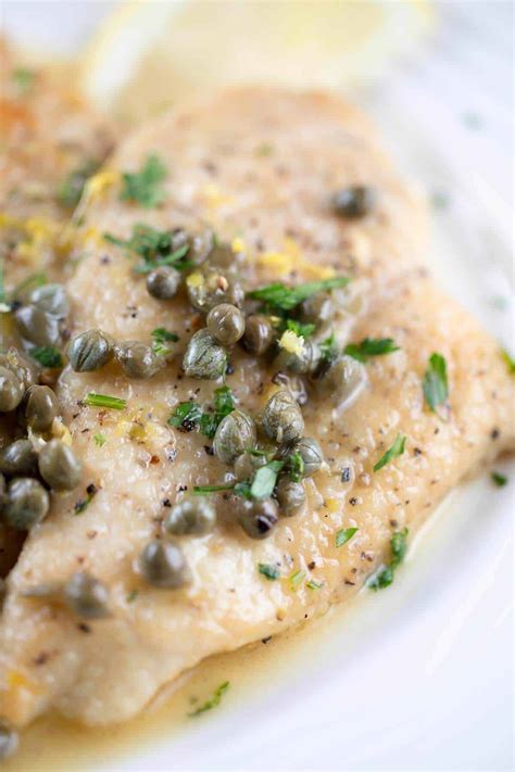 Chicken Piccata with Lemon Caper Sauce - Jessica Gavin