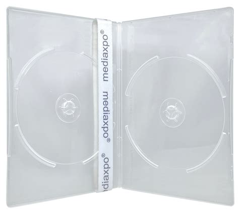 SLIM Clear Double DVD Cases 7MM – CheckOutStore.com