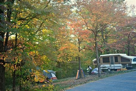 pop up camper in early fall