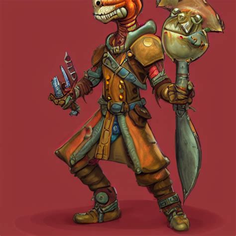 prompthunt: Red Kobold Artificer. D&D Character Commission, RPG Artwork