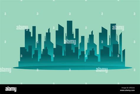 Silhouette beautiful city landscape Stock Vector Image & Art - Alamy