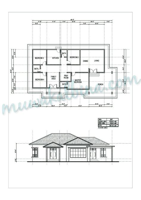 Modern Bungalow House Plans, Bungalow Floor Plans, Craftsman House ...