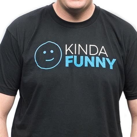 Kinda Funny Logo Shirt | Funny logo, Logo shirts, Shirts