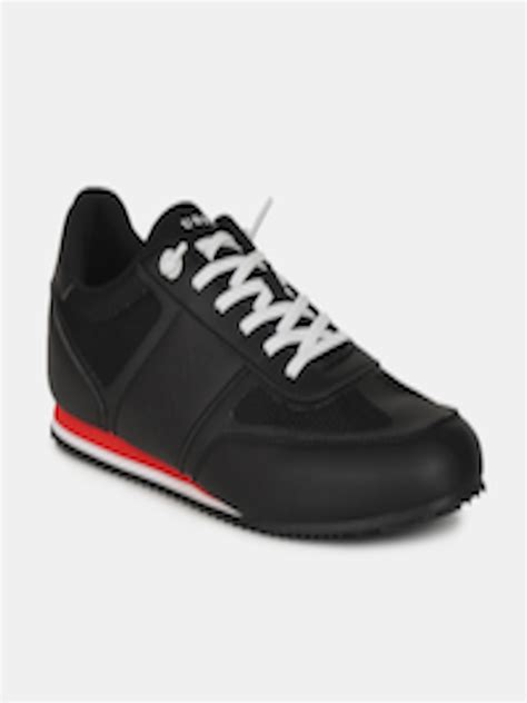 Buy U S Polo Assn Men Black PU Sneakers - Casual Shoes for Men 16468740 ...