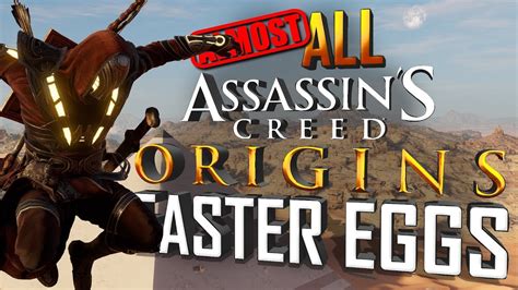 All Assassin's Creed: Origins Easter Eggs - YouTube