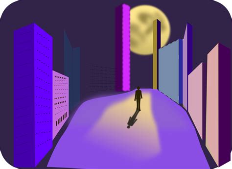 Clipart - Night Walk