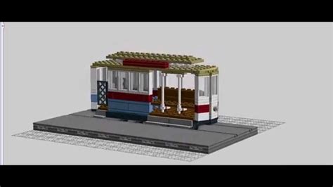 How to build your own old lego tram with LDD instruction - YouTube