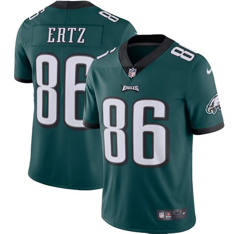 Men's Nike Zach Ertz Midnight Green Philadelphia Eagles Vapor Limited ...