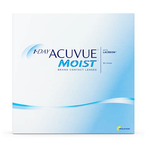 1-DAY ACUVUE® MOIST (90 Pack) - Shop Contact Lenses | 360 Eyecare