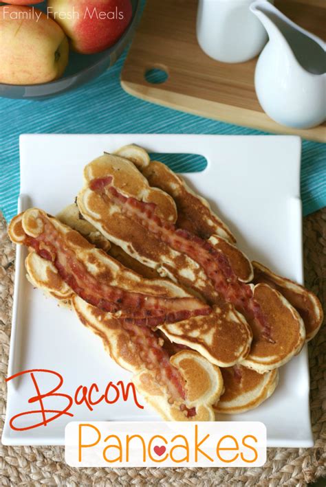 Bacon Pancakes - Family Fresh Meals