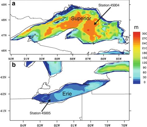 Lake Superior Depth Map