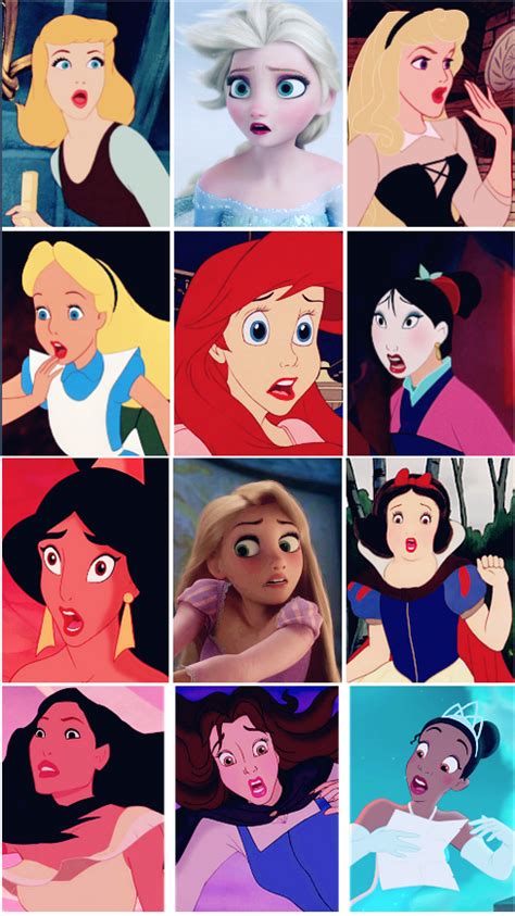 Disney Princess: Scared Edition Disney Face Characters, Disney Movies ...