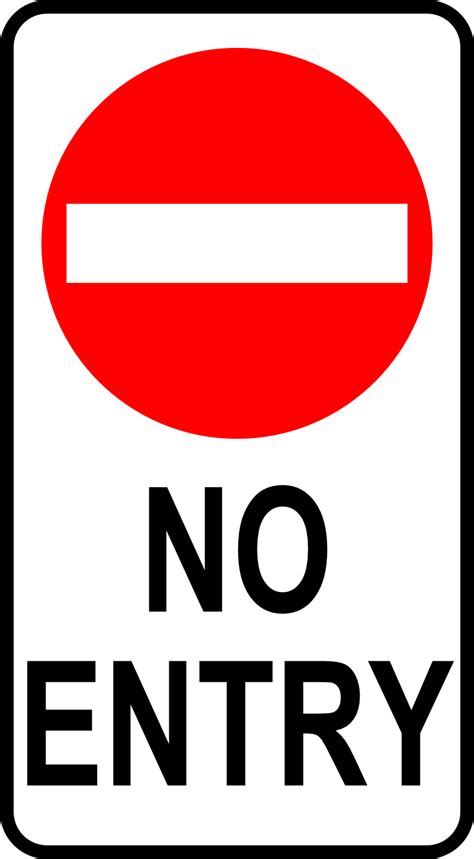 No Entry Sign - ClipArt Best