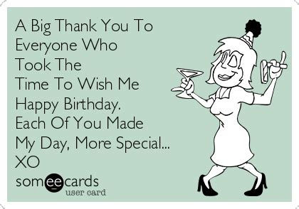 Funny Birthday Thank You Quotes - ShortQuotes.cc