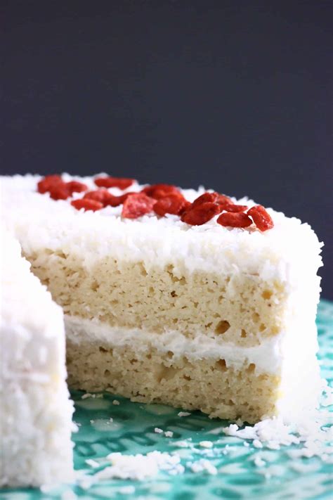 Gluten-Free Vegan Coconut Cake - Rhian's Recipes