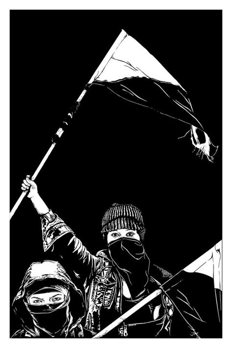 Black Bloc Print | Anarchism art, Protest art, Political art