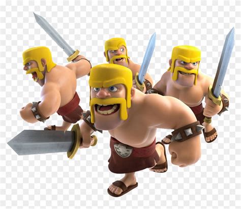 Barbarians Png - Clash Royale Barbarians Png, Transparent Png - 800x800 ...