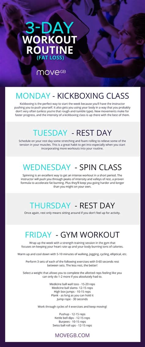 Gym Workout Week Schedule - Infoupdate.org