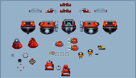 Sonic 4 Death egg robot sprites sheet by RiniTheWolf on DeviantArt