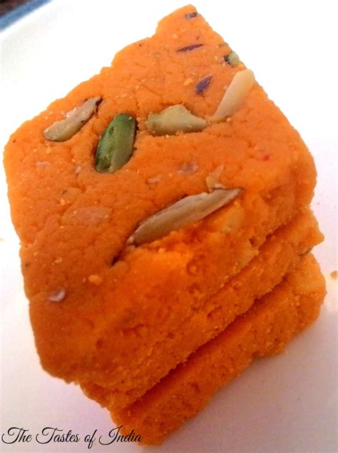 Orange and Khoya Barfi is a combination of orange, khoya and sugar. Due to its orange flavor it ...