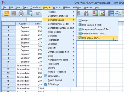 How To Use One-way ANOVA in SPSS Statistics | ToceenAy Inc