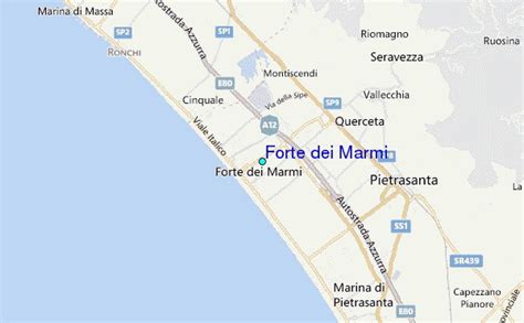 Forte Dei Marmi Map