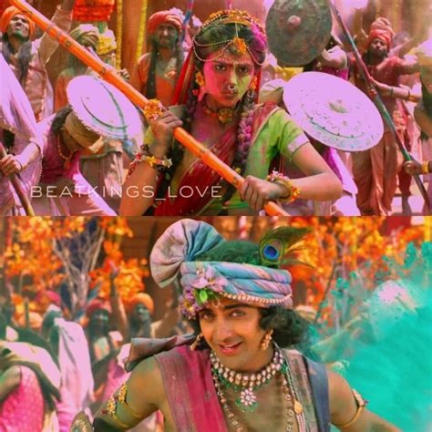 Radha Krishna Holi Serial Wallpaper