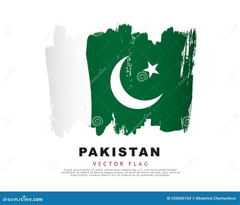 Colorful Pakistani Flag Logo. Flag Of Pakistan. Vector Illustration ...