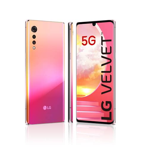 LG Velvet 5G LMG900EMW Pink 128GB 6GB RAM Qualcomm SDM765 Snapdragon ...