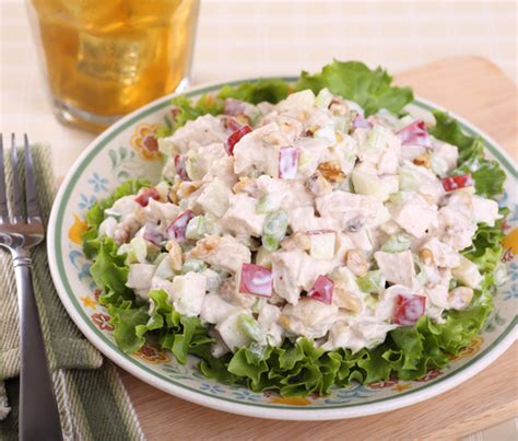 Receta de ensalada de pollo con manzana - Unareceta.com