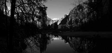 Merced River Black and White Reflection Photograph by Scott McGuire ...