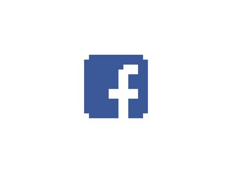Facebook Logo Pixel Art