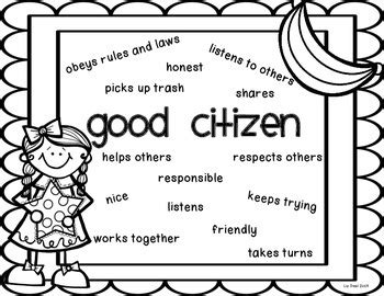 Good Citizen Poster by Polka Dot Firsties | TPT