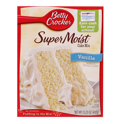 Betty Crocker Cake Mix – Vanilla 432g is available at your RB Patel Stores