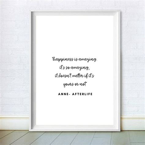 Afterlife Quote Print | Unique Wall Art from Moonshine Prints