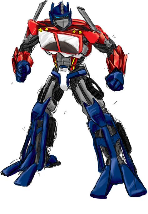 Optimus Redesign Preview by jameson9101322 on DeviantArt