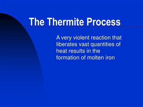 PPT - The Thermite Process PowerPoint Presentation, free download - ID ...