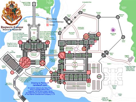 Hogwarts School Floor Plan - Hogwarts Castle Floor Plan