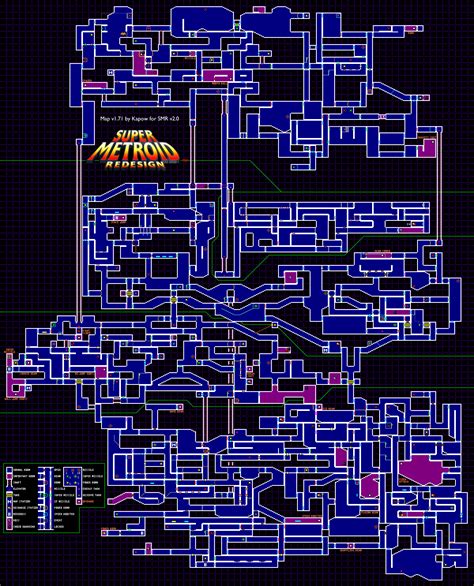 Super metroid map-I spent hours scouring these maps for hidden items. That X-ray vision got used ...