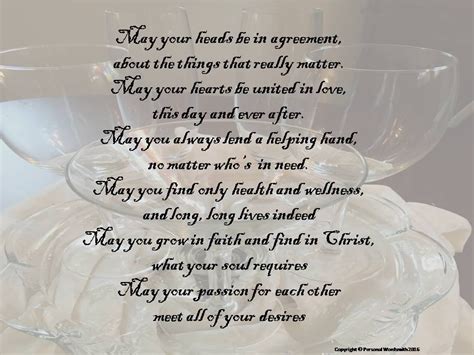 A Wedding Blessing Toast Digital Print, Downloadable Marriage Blessing Reading, Bride and Groom ...