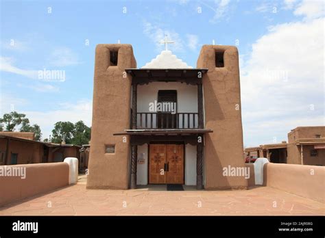 San Geronimo Chapel, Church, Taos Pueblo, UNESCO World Heritage Site ...