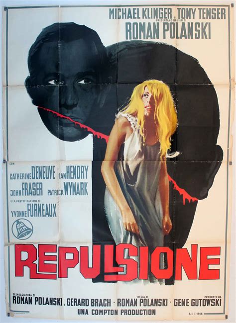 "REPULSIONE" MOVIE POSTER - "REPULSION" MOVIE POSTER