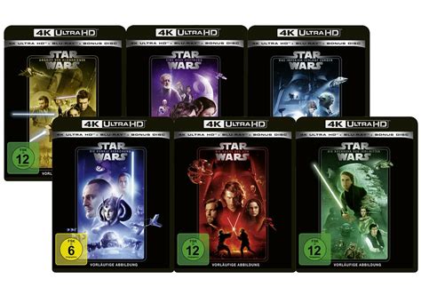 Fox veröffentlicht Details zu Star Wars Episode I-VI auf 4K Blu-ray - 4K Filme