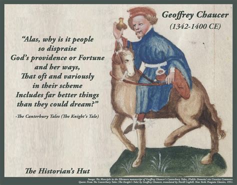 Geoffrey Chaucer - The Historian's Hut | Geoffrey chaucer, Chaucer ...