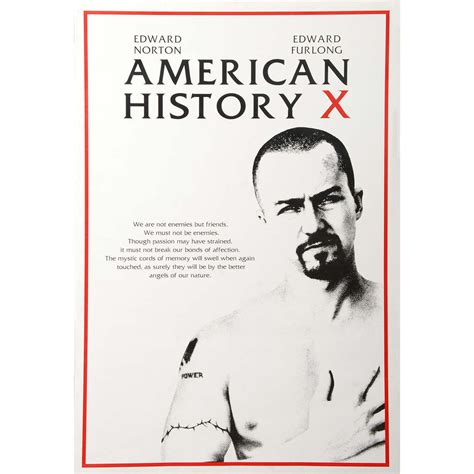 American History X Quote Domestic Poster 316159 | Rockabilia Merch Store